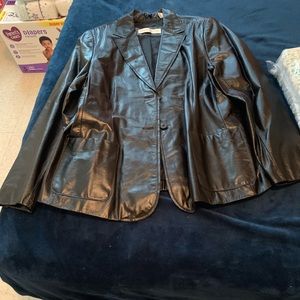 Women leather jacket